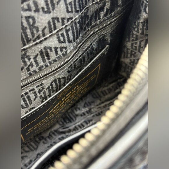 🆕 KURT GEIGER LONDON 🧿 NWOT Extra Small Faux Shearling Surrey Tote Bag, Black - Picture 13 of 14